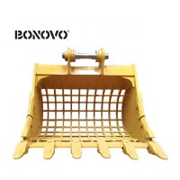 Bonovo excavator sorting skeleton bucket