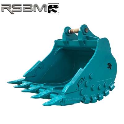 10-80 ton excavator rock bucket with HARDOX-500 material