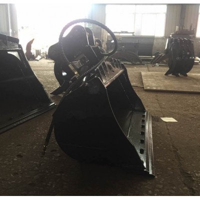 High quality black bucket tilting Weed Bucket ,excavator tilt bucket