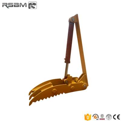 High Quality mini excavator hydraulic thumb for 1-50ton excavator and backhoe