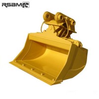 RanSun amazing attachments 90 degree tilt double cylinders tilt bucket for excavator from China