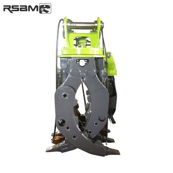 High strength hydraulic 2-50 tons excavator timber grapple hydraulic grapple rotating stone grapple with hydraulic rotator